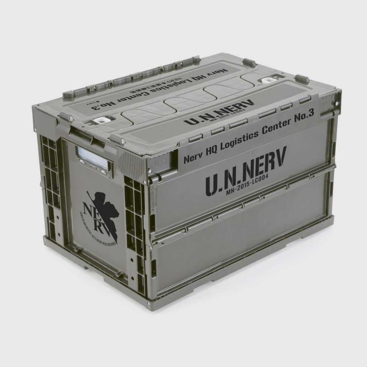 Groove Garage Folding Container for Evangelion NERV HQ Gray