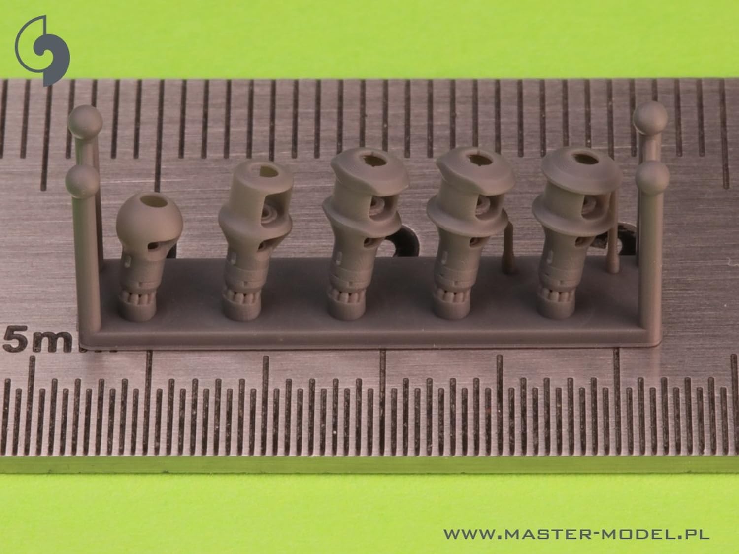 Master 1/72 Scale Model Muzzle Brake Set for WW2 German Guns