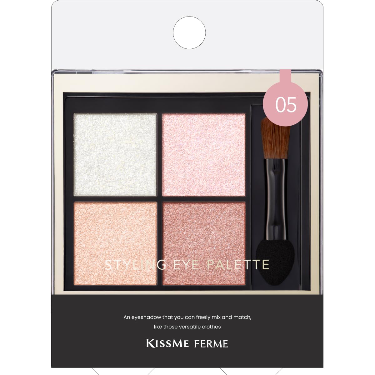 Kiss Me FERME Styling Eye Palette Organza Pink
