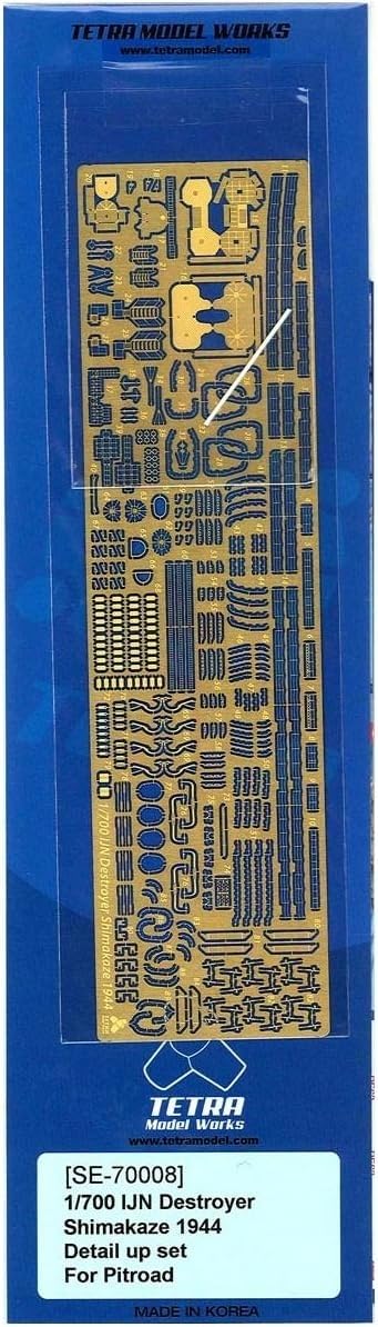 Tetra Model 1/700 Scale Japanese Destroyer Shimakaze Final Version Parts