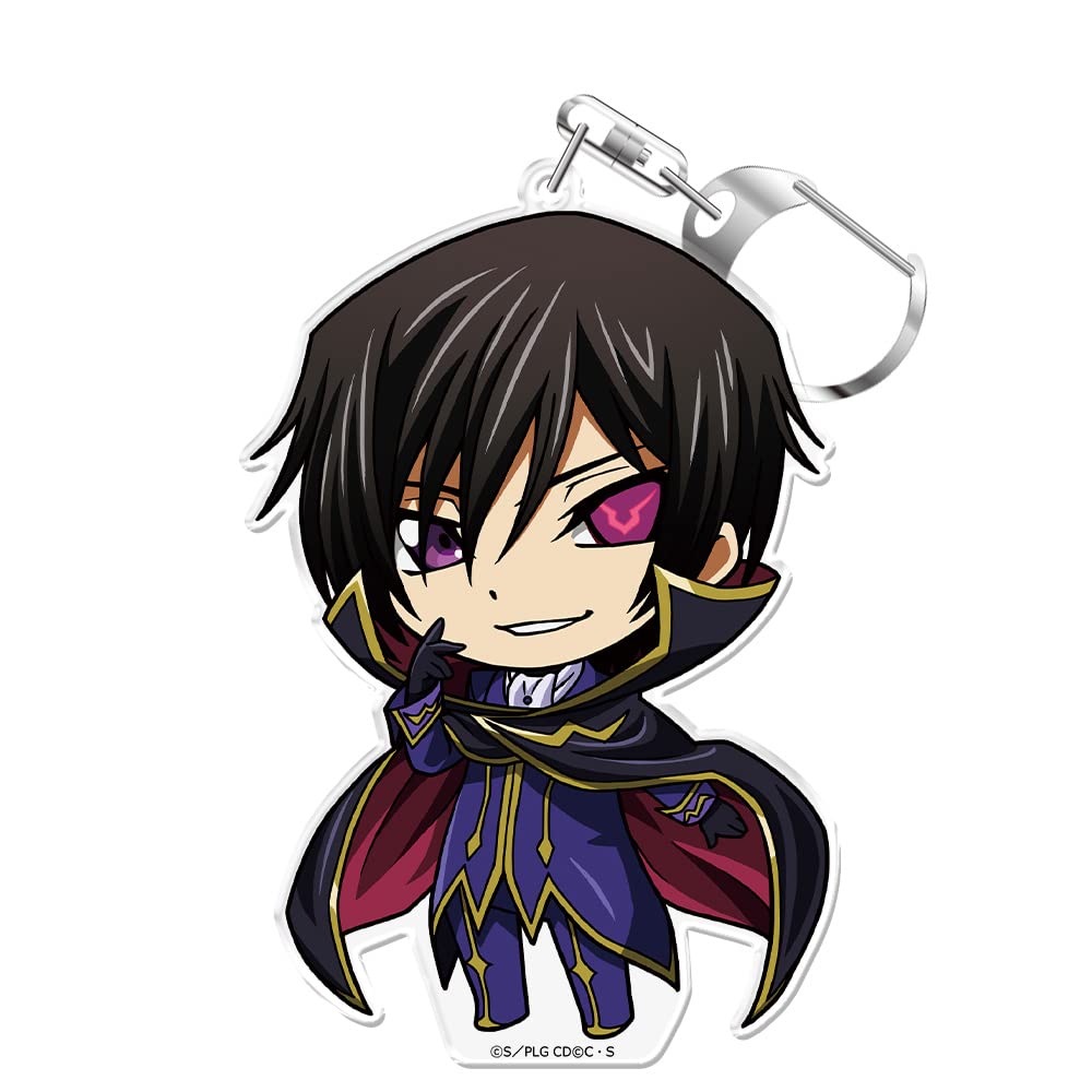 azumaker Code Geass Lelouch Keychain with Stand Zero Suit Version