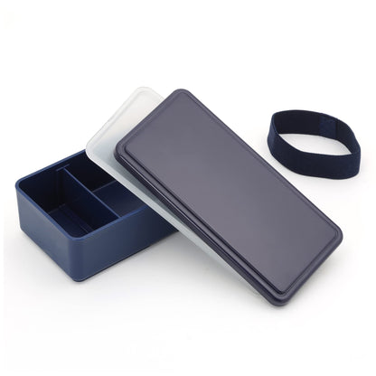 Miyoshi Seisakusho GEL-COOL Square Lunch Box with Ice Pack Blue 500ml