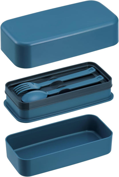 Skater Biomass Lunch Box with Cutlery 1000ml for Easy Meal Prep