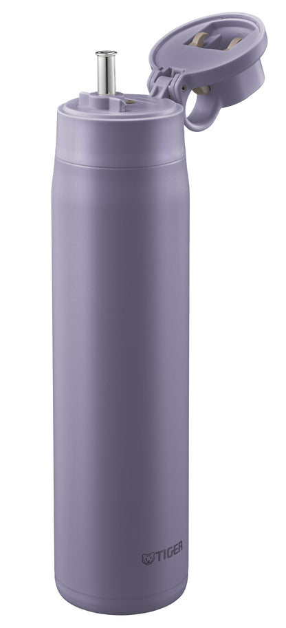 TIGER Stainless Steel Water Bottle with Straw 880ml for Everyday Use