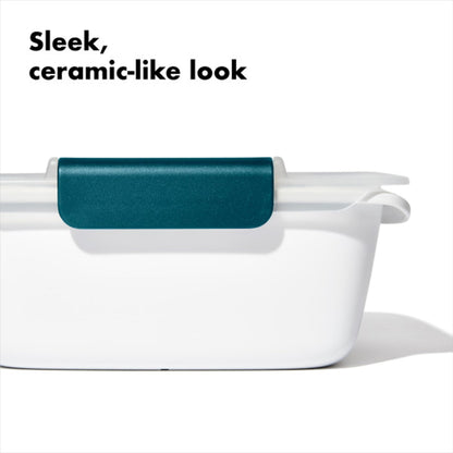 OXO Salad Container with Dressing Cup 1.5L Leak-Proof Design