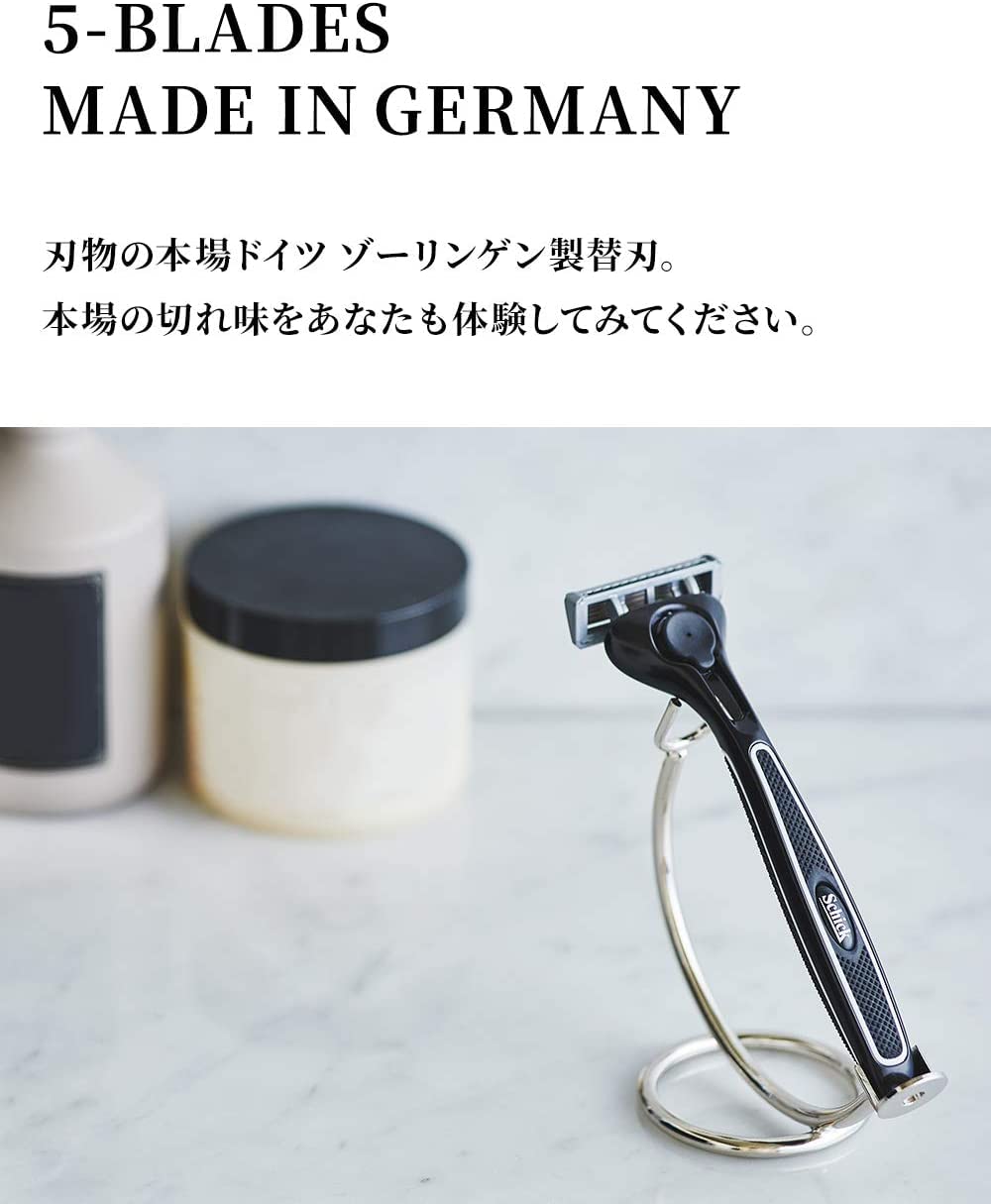 Schick Quattro 5 Titanium Razor with 5 Blades and Replacement Cartridge