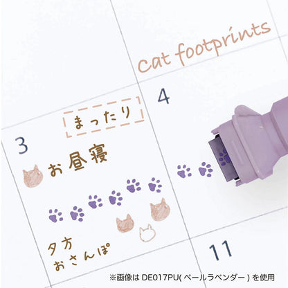 Kutsuwa Stamp Pen Kururo Pale Lavender for Easy Marking