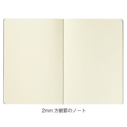 Kleid A5 2mm Grid Notebook Olive 8902 for Daily Writing