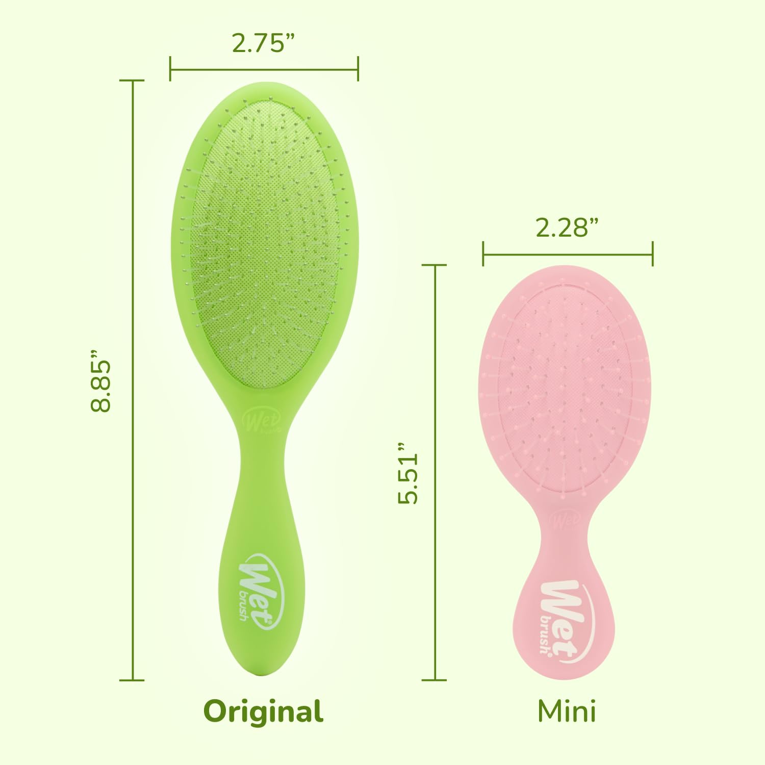 Wet Brush Original Detangler Summer Quench Lime Rita