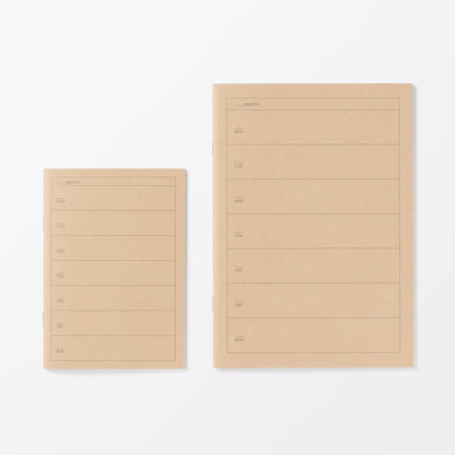 MUJI Weekly Notebook A6 Size with 32 Pages for Planning