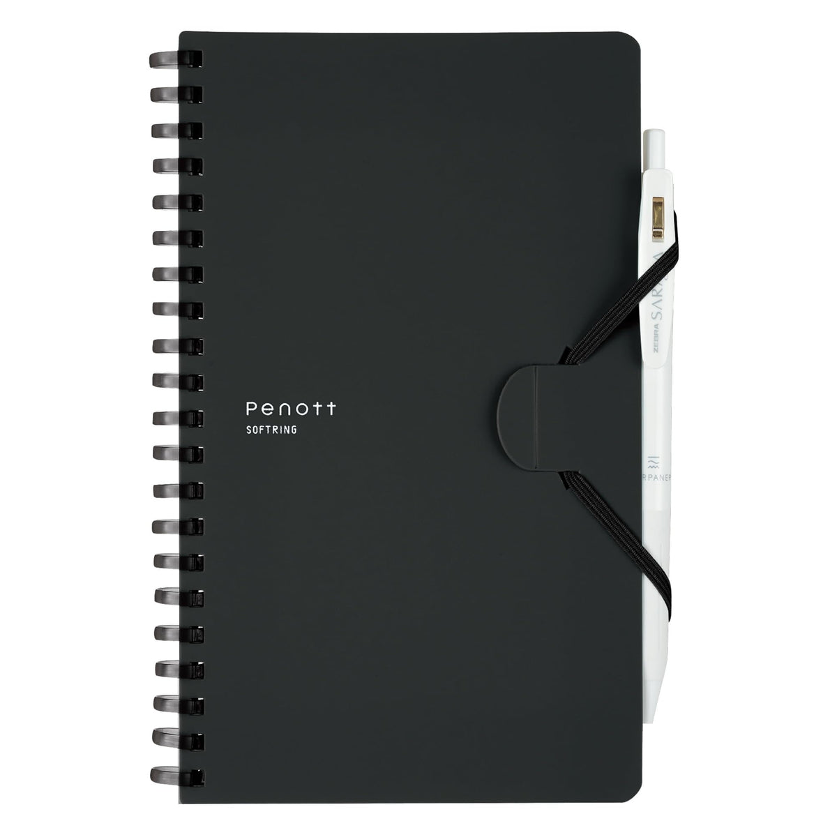 KOKUYO Soft Ring Notebook B6 Graph 5mm Black
