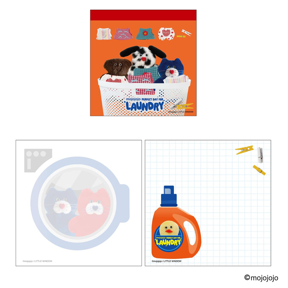 mojojojo Square Memo Laundry Basket for Ages 6 and Up