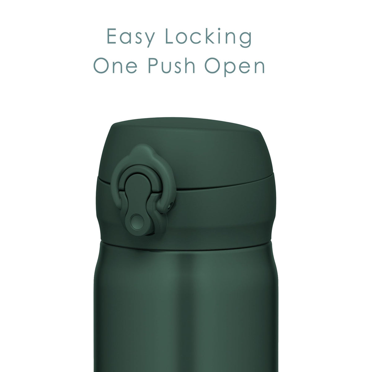THERMOS Vacuum Insulated Travel Mug 0.5L Dark Green Lightweight Design