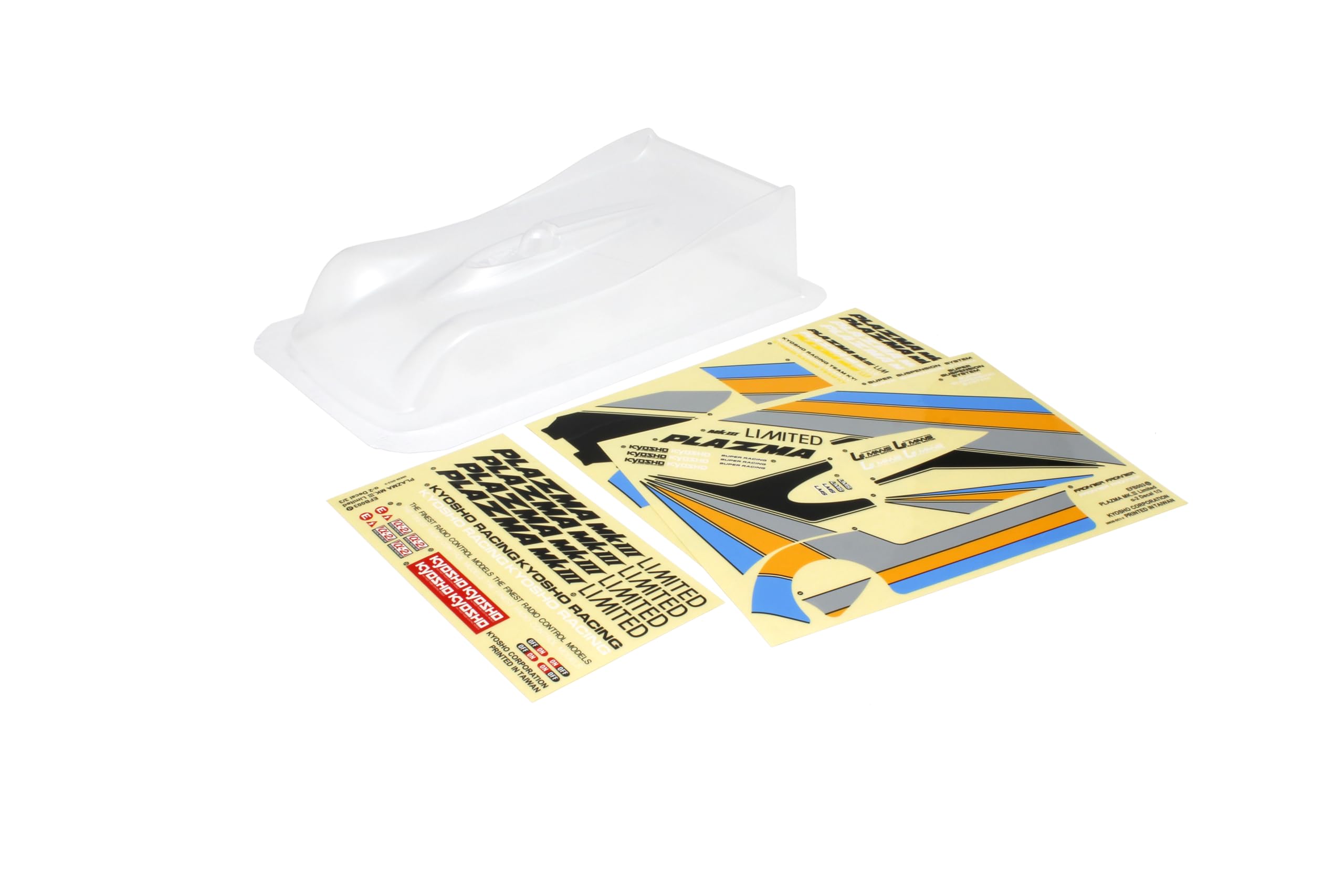 Kyosho Non-Decoration Body for PLAZMA Mk3 and Phantom EP Model Kits