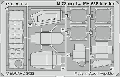 PLATZ 1/72 MH-53E Sea Dragon Detail Parts for Model Kits