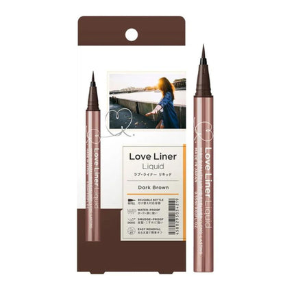 LoveLiner Liquid Eyeliner Dark Brown for Precise Application