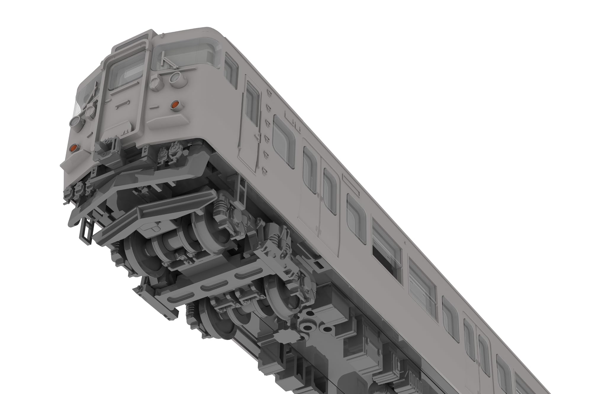 Plum JR East 115 Series 300 Model Unpainted Plastic Kit