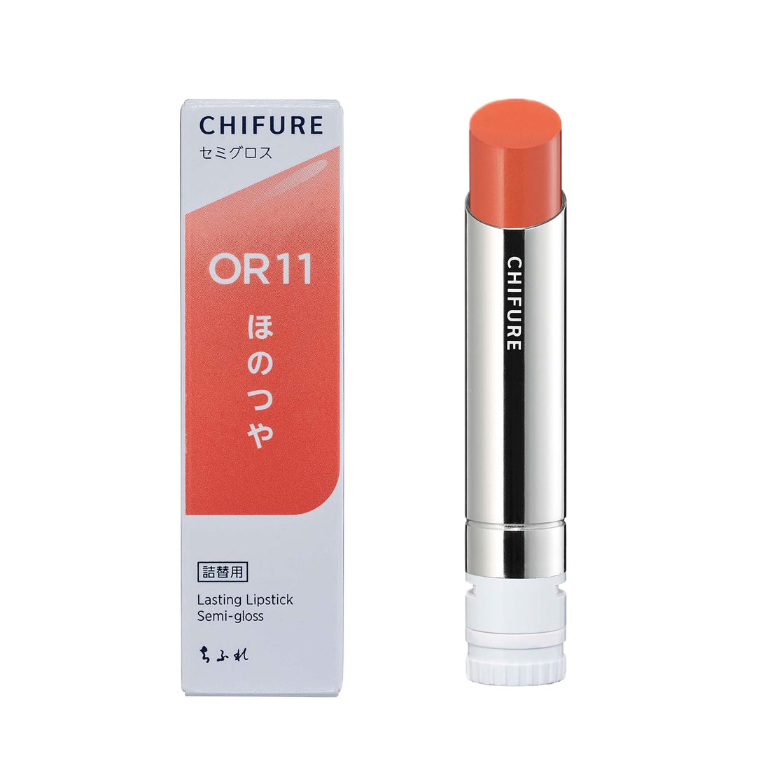 CHIFURE Lasting Lipstick Semi-Gloss OR11 Orange Hue 3.5g