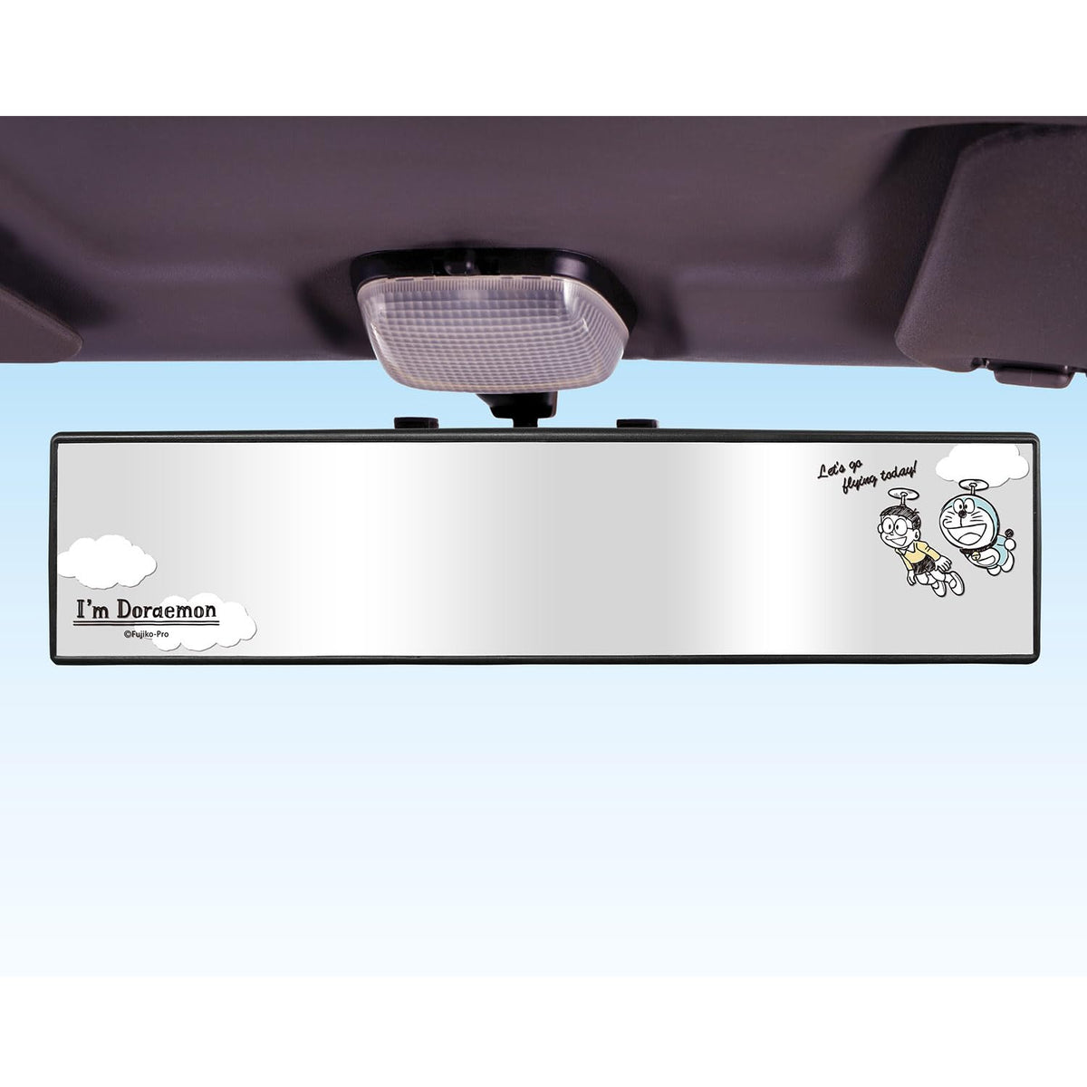Meiho Wide Mirror Room Mirror DE023 for Cars Easy Installation