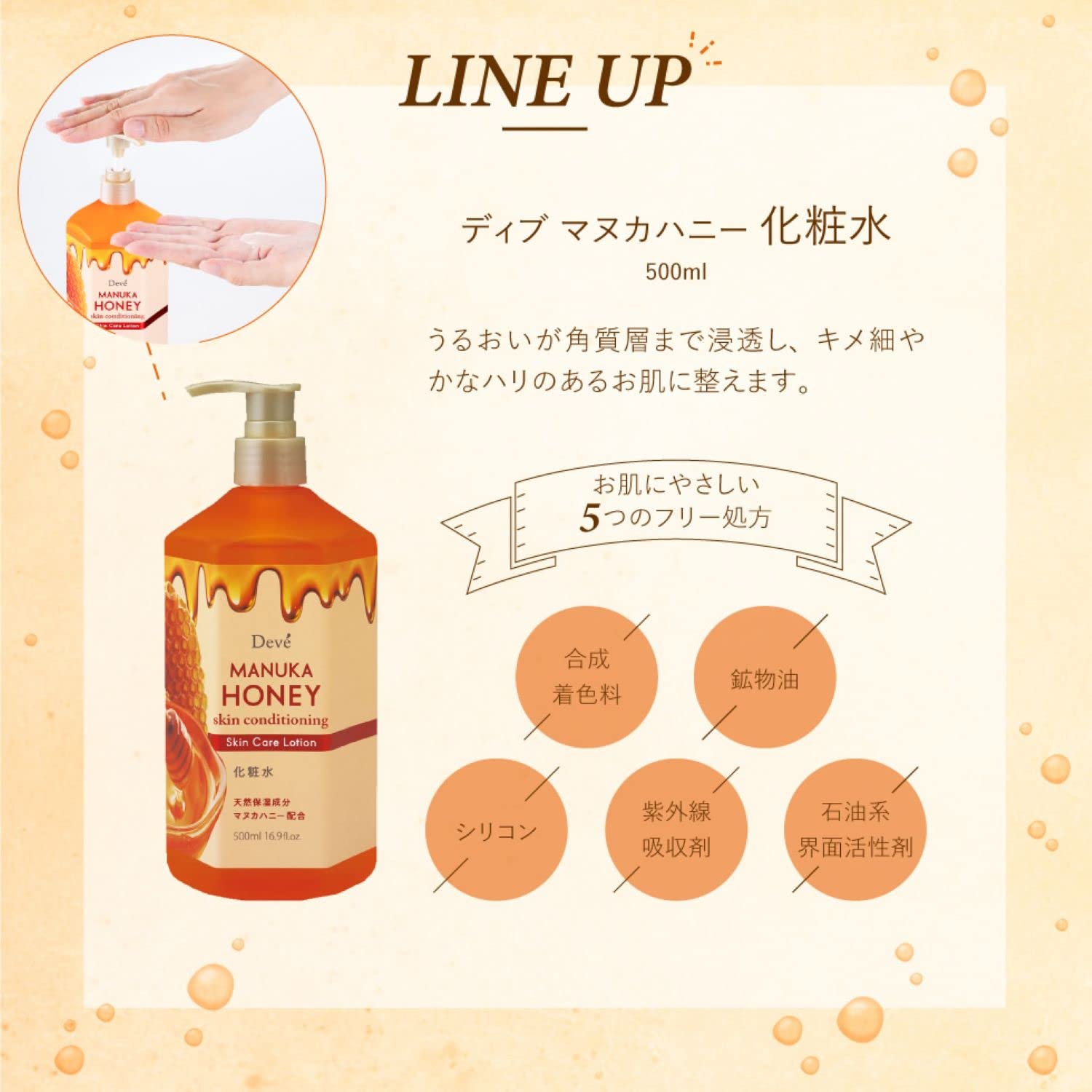 DIB Manuka Honey Lotion 500ml - Hydrating Japanese Skincare
