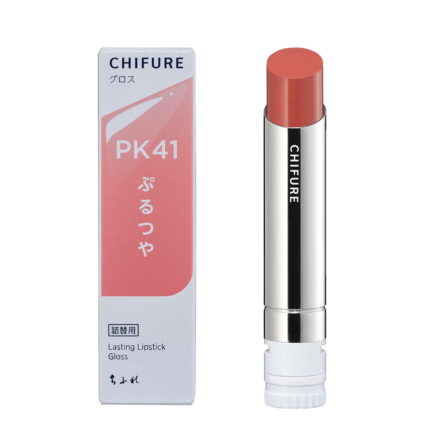 CHIFURE Lasting Lipstick Gloss PK41 High Color Glossy Finish