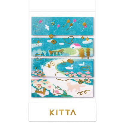 Kingjim Collage Masking Tape for Creative Projects