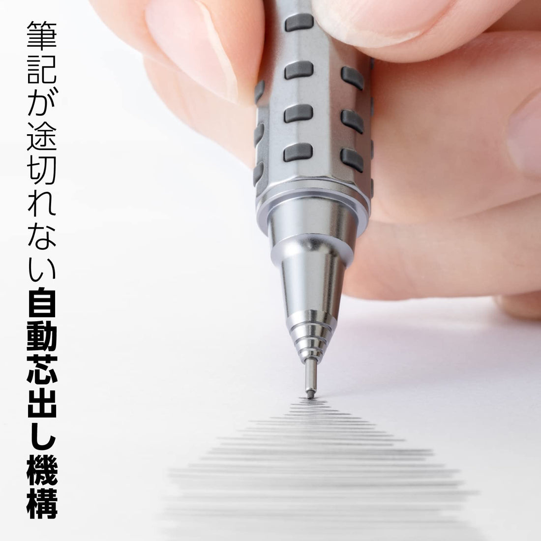 Pentel Orenz AT Mechanical Pencil 0.5mm Gray for Precise Writing