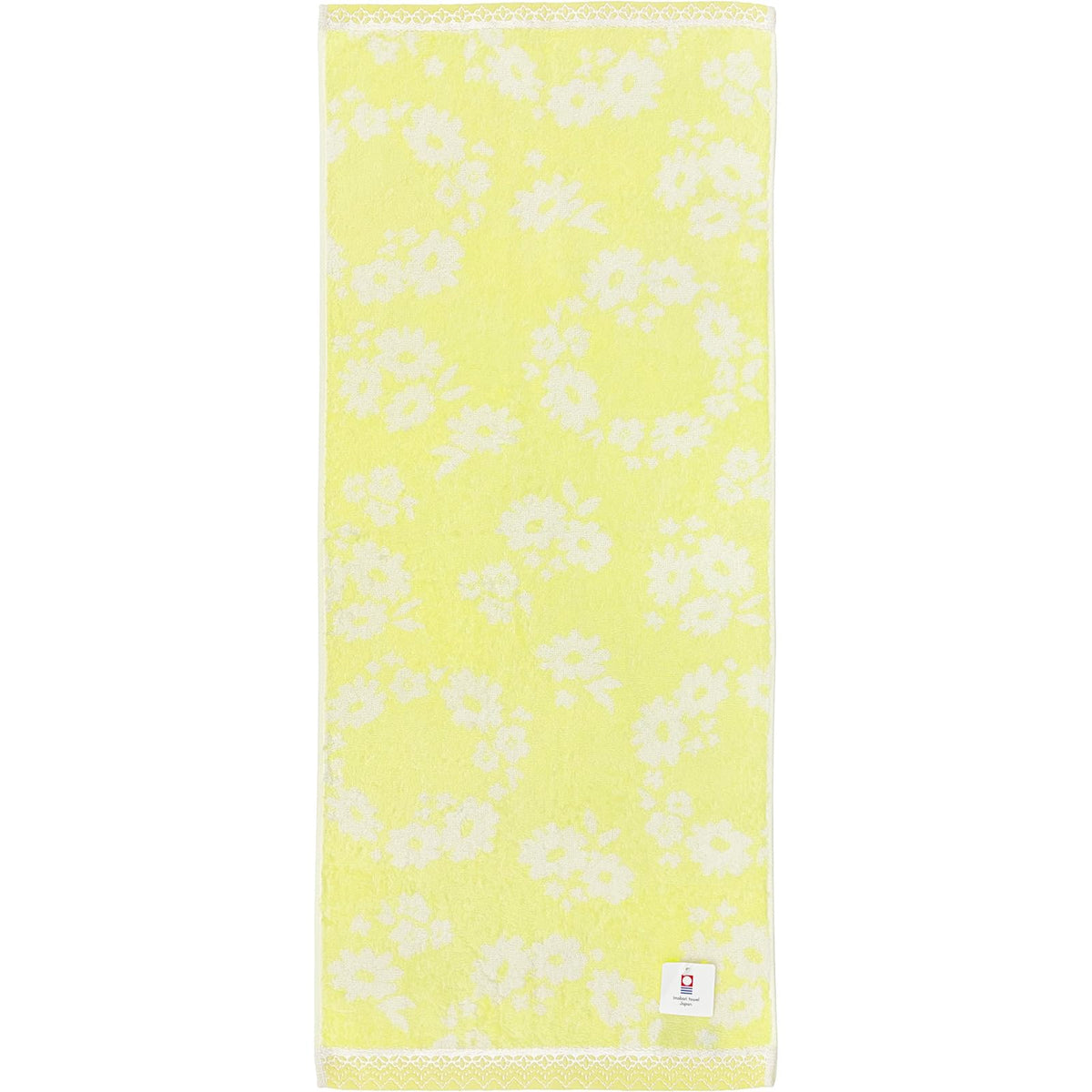 Hayashi Face Towel Flower Waltz Yellow 34x80cm