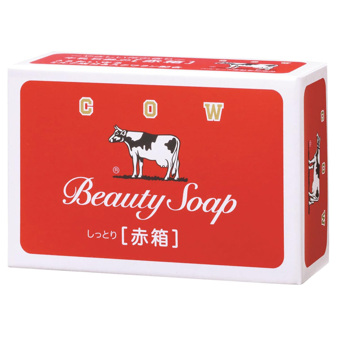 Gyuunyuusekken Milk Soap Red Box 85g with Creamy Lather