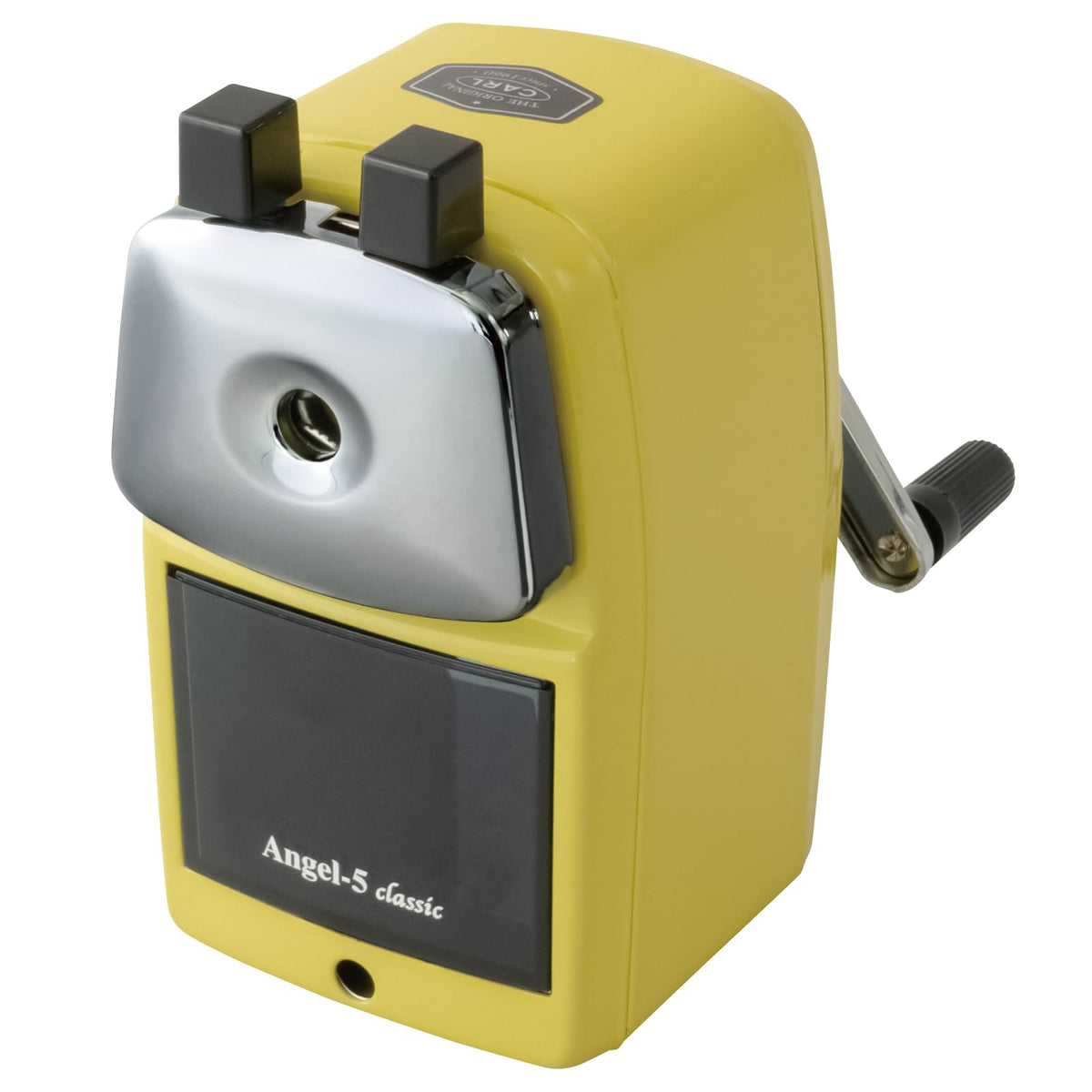 CARL Manual Pencil Sharpener Classic Steel Yellow