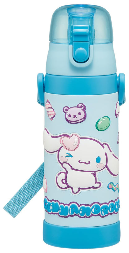 Skater Stainless Steel Water Bottle for Kids 480ml with Cute Design