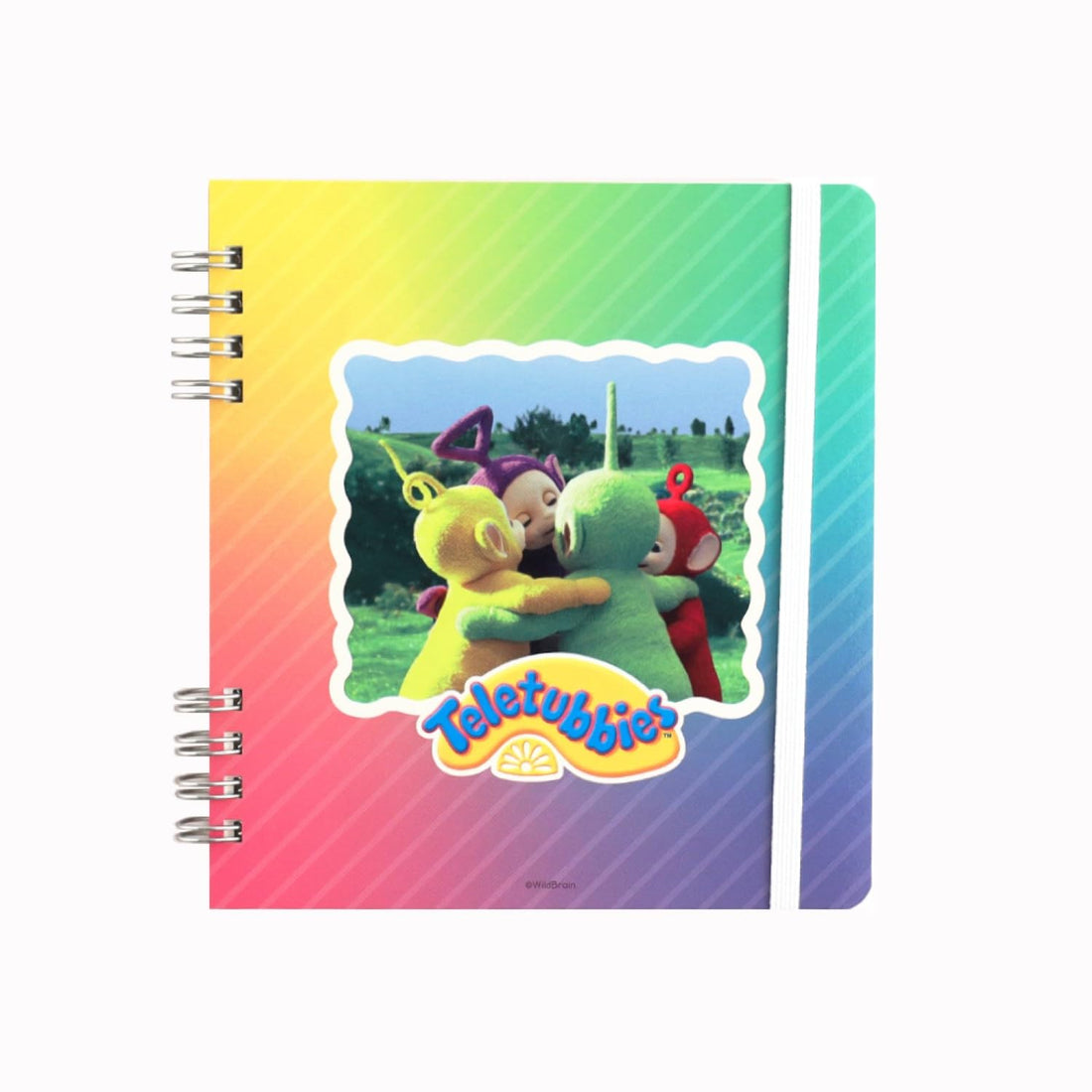 Overglad Teletubbies Square Ring Notebook, Big Hug TLL-021, 128 × 140 mm, 70 Sheets