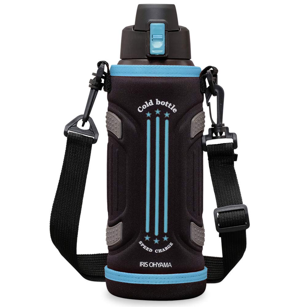 IRIS OHYAMA Vacuum Insulated Water Bottle 1000ml with Easy Lock