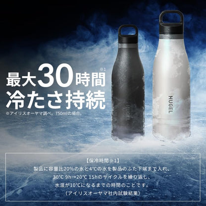 IRIS OHYAMA Vacuum Insulated 750ml Bottle with 30 Hours Cold Retention