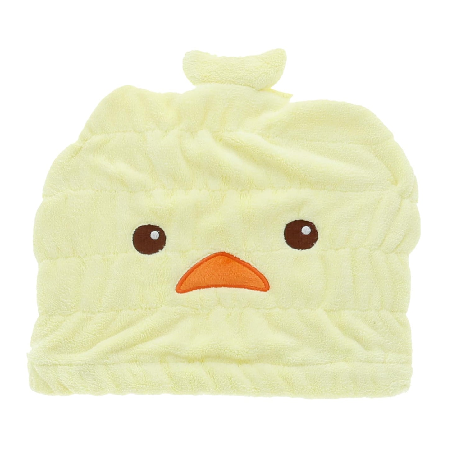Marushin Swimming Towel Cap for Kids Quick-Dry Chick Design