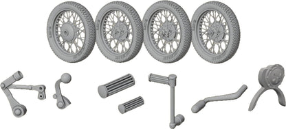 Passion Models 1/35 KS600 Sidecar Detail Upgrade Set for Tamiya Kits