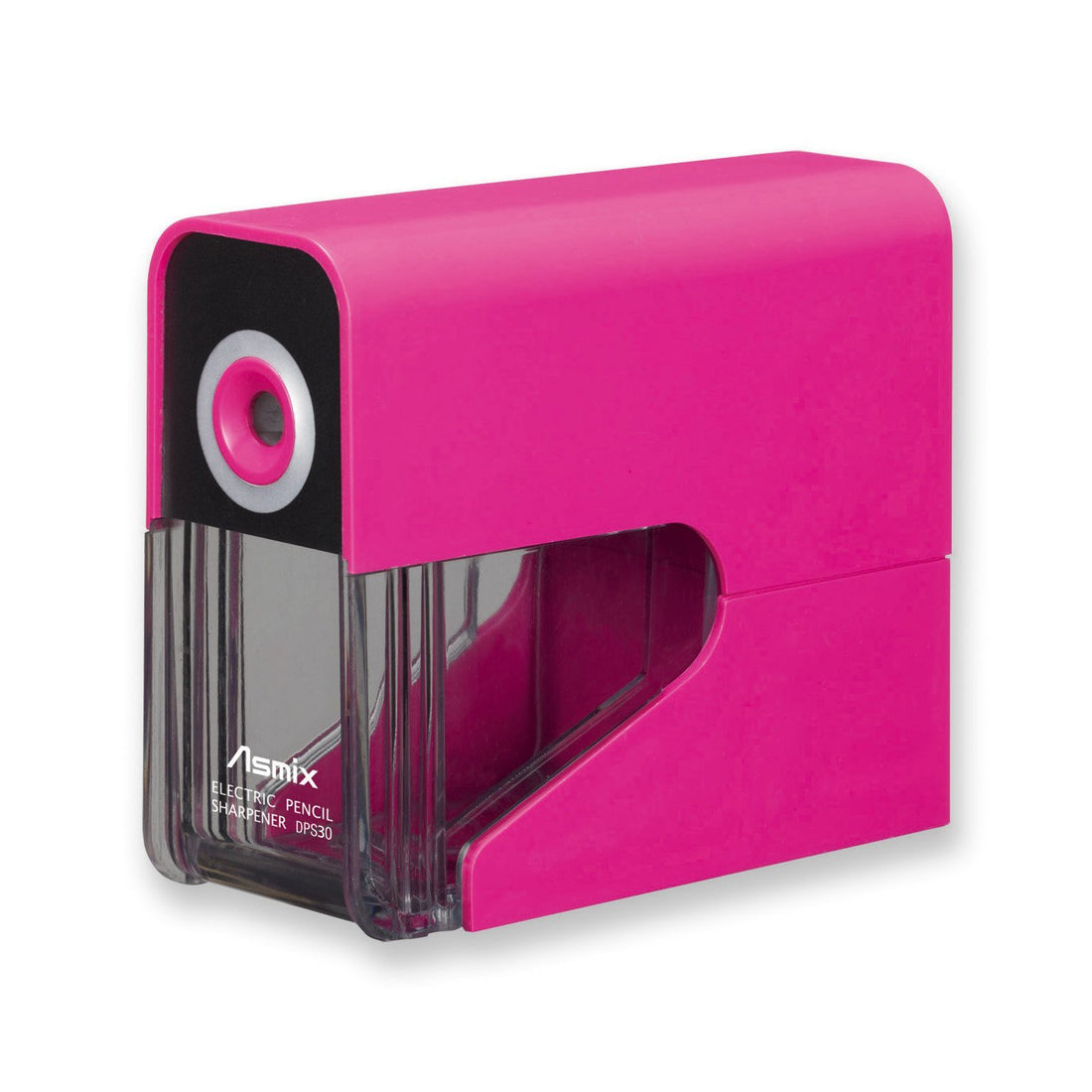 Asmix Electric Pencil Sharpener Battery Operated Pink DPS30P