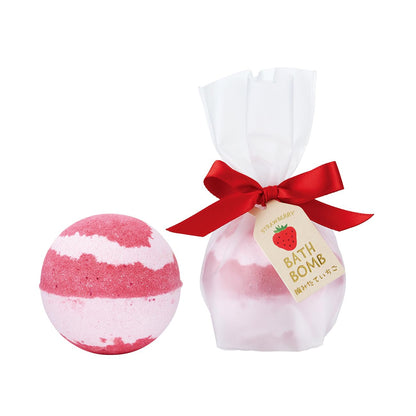 GPP Fruit Party Marble Bath Bomb Strawberry 150g Gift for Any Occasion