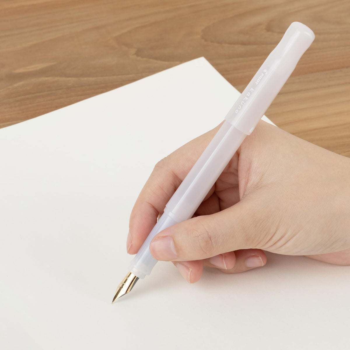 PILOT Kakuno Midori Color Fountain Pen in Madoromi Ivory