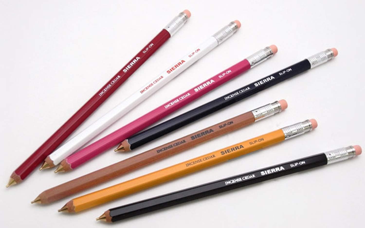 SLIP-ON Wooden Mechanical Pencil Natural 0.5mm with Eraser