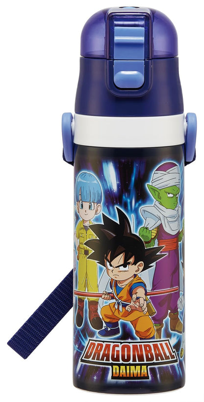 Skater Kids Water Bottle 470ml Dragon Ball Design Lightweight Stainless Steel