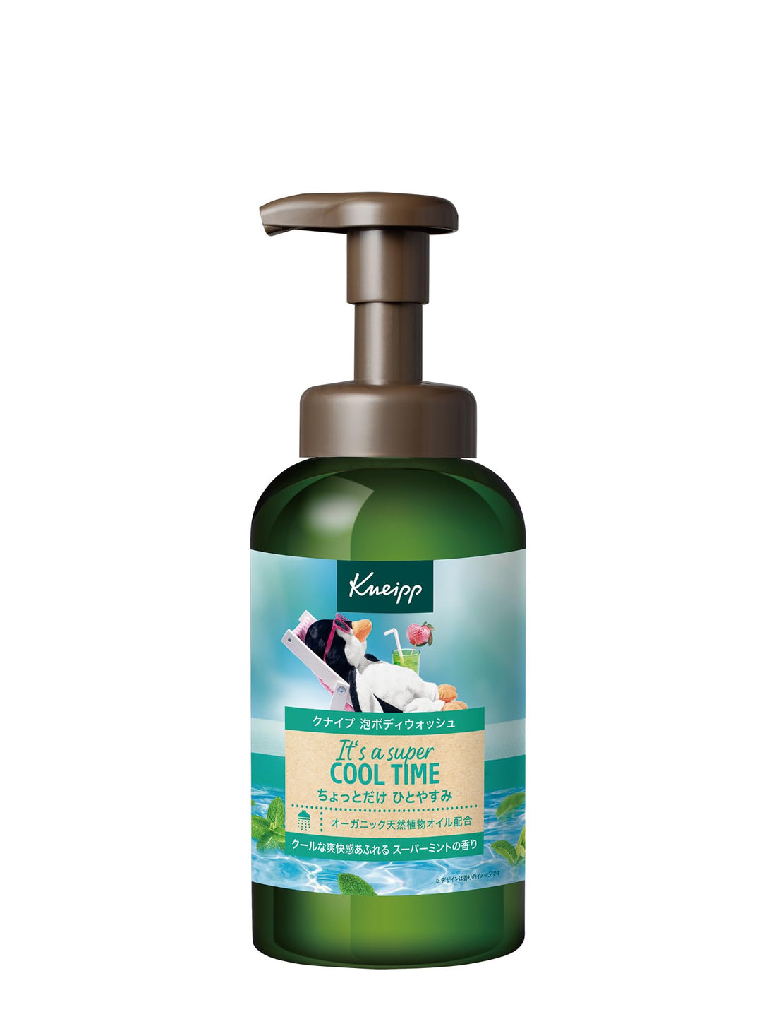 Kneipp Foaming Body Wash Super Mint 450g