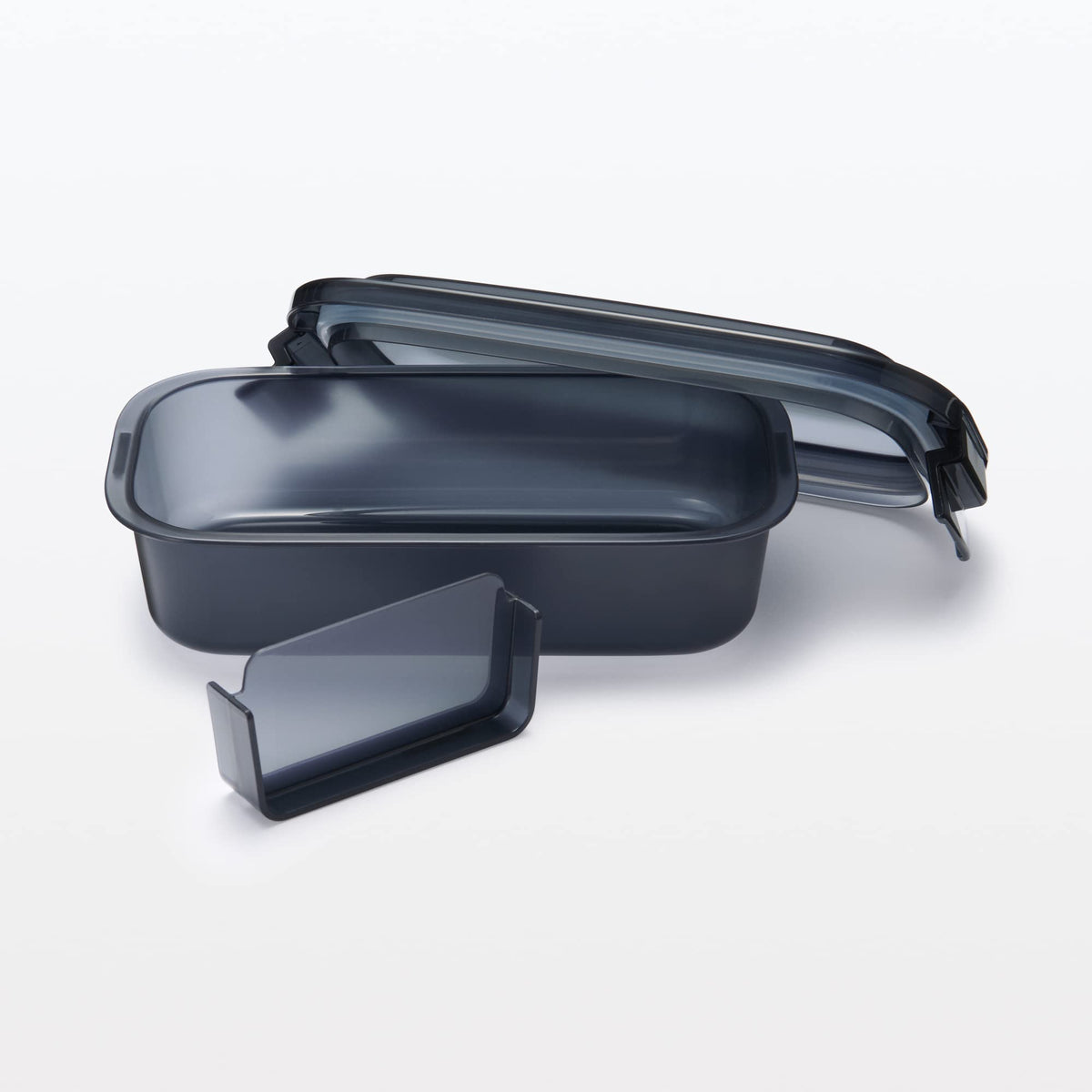 MUJI Washable Bento Box Black 500mL for Easy Cleaning