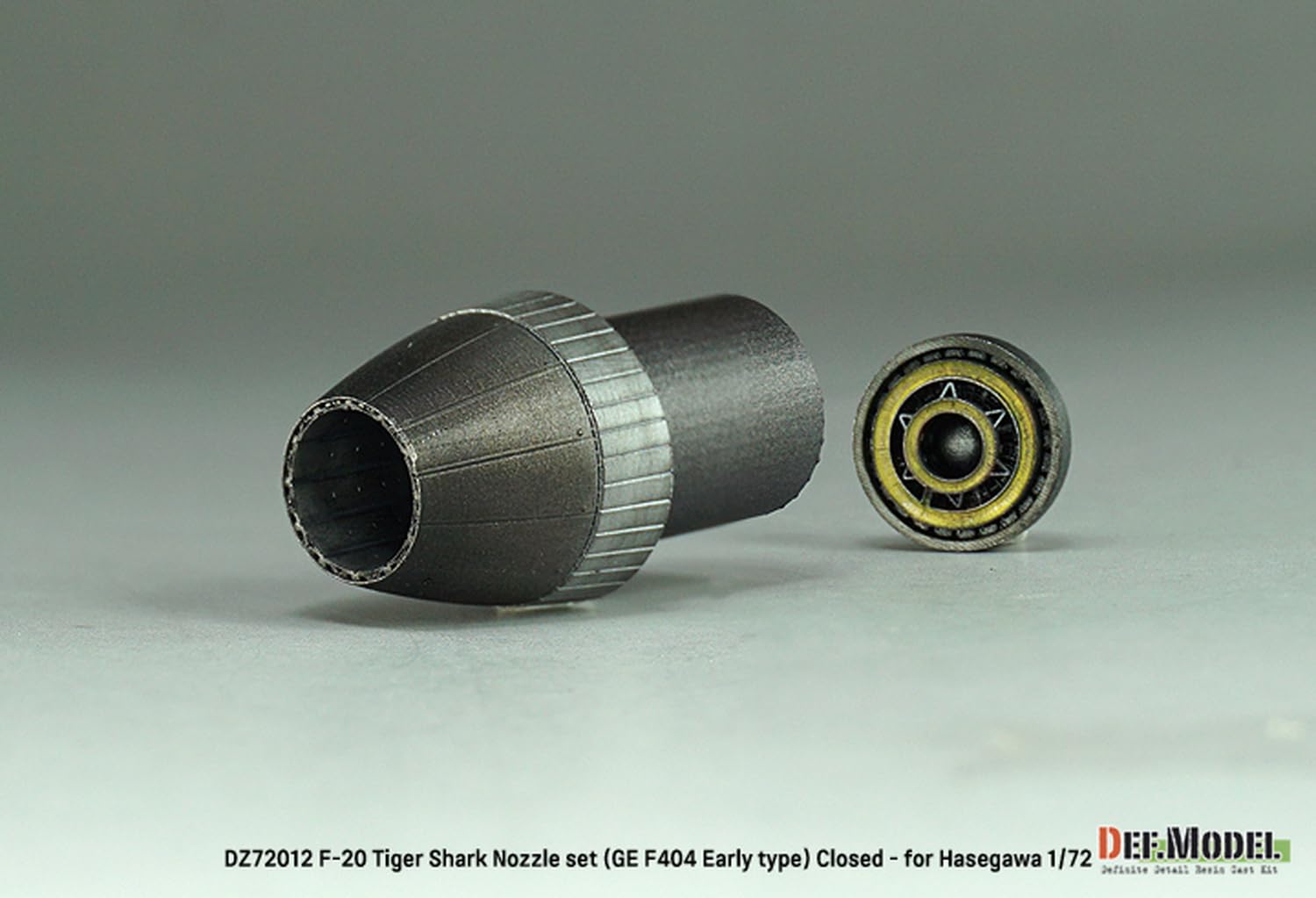 DEF.MODEL 1/72 Scale F-20 Tiger Shark GE F404 Nozzle Set for Hasegawa