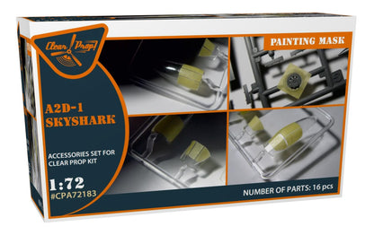 Clear Prop 1/72 A2D-1 Skyshark Paint Masking Seal for Model Kits