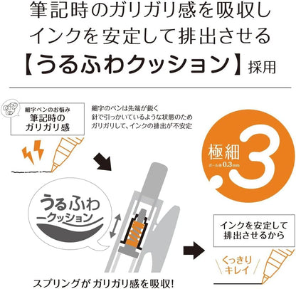 ZEBRA Sarasa Nano Gel Pen Set 0.3mm 5 Colors
