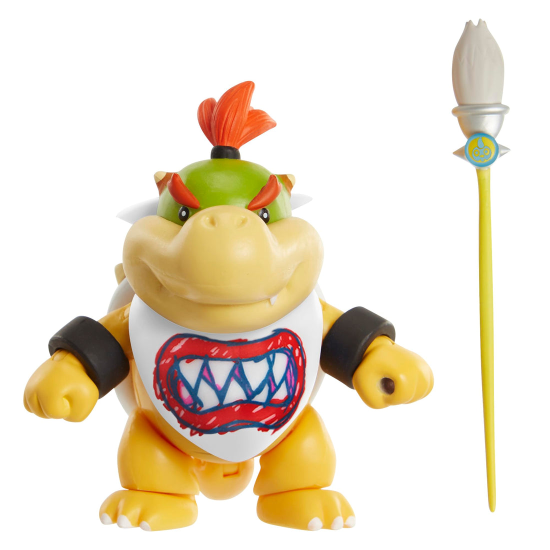 Sanei Super Mario Figure Collection Plus Bowser Jr. with Brush