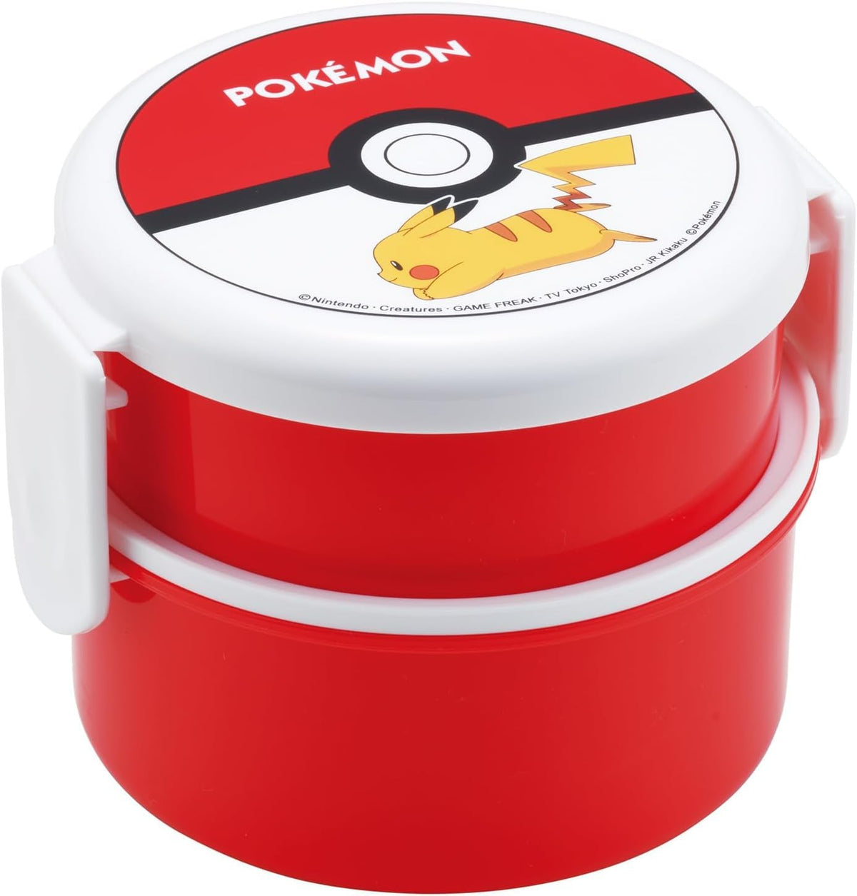 Skater Round Lunch Box 500ml with Fork Japanese Design