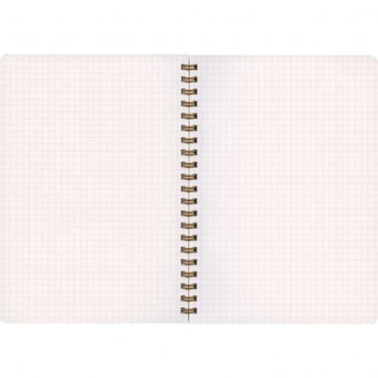 LIFE Notebook with Pocket Graph Paper B6 Size Red