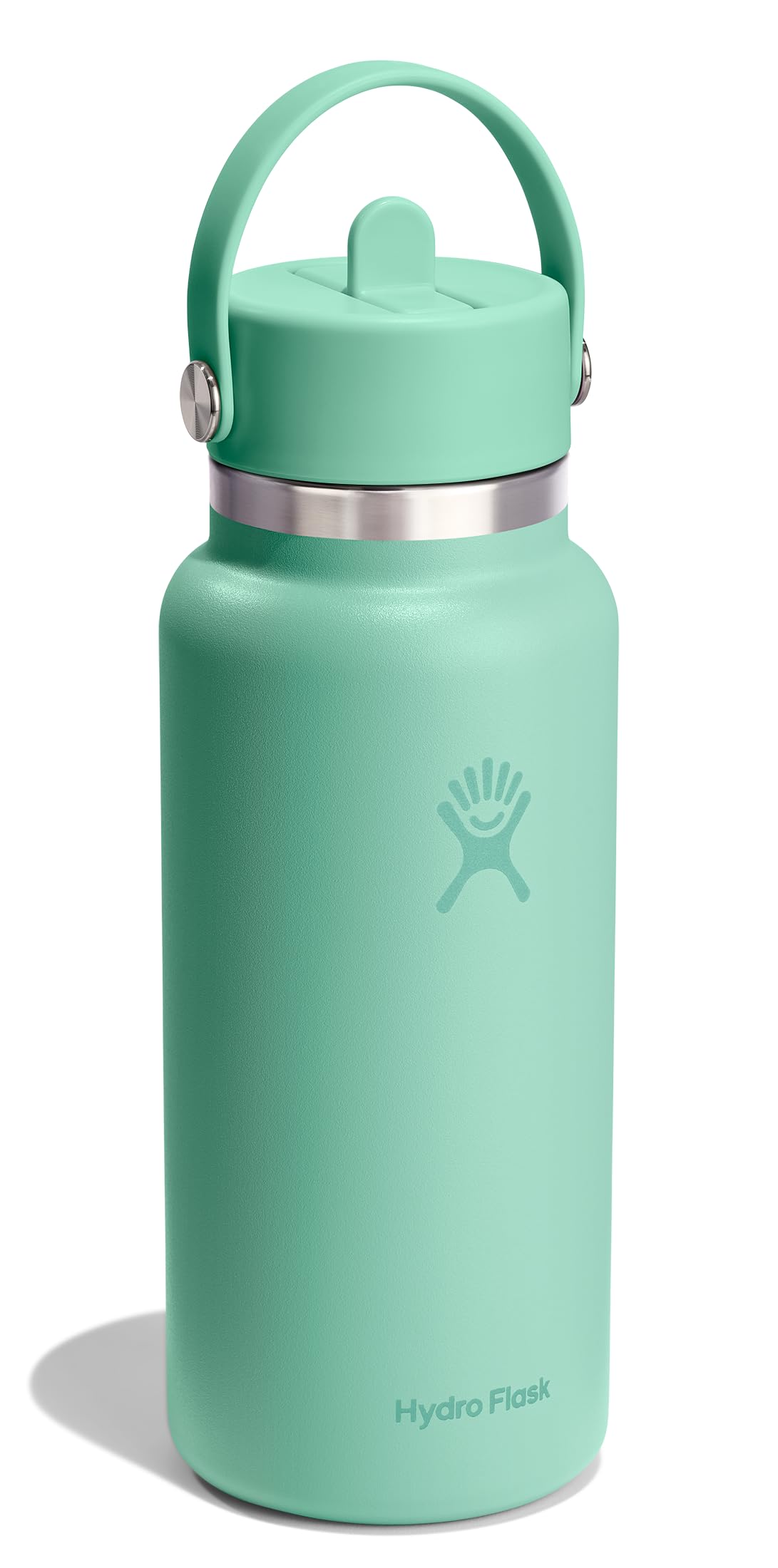 Hydro Flask Wide Mouth Flex Straw 32oz Mermaid Green Bottle